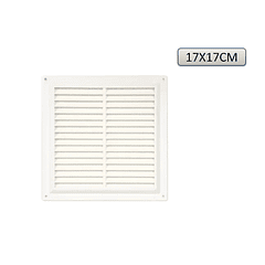 Rejilla De Ventilacion 17*17cm Blanco