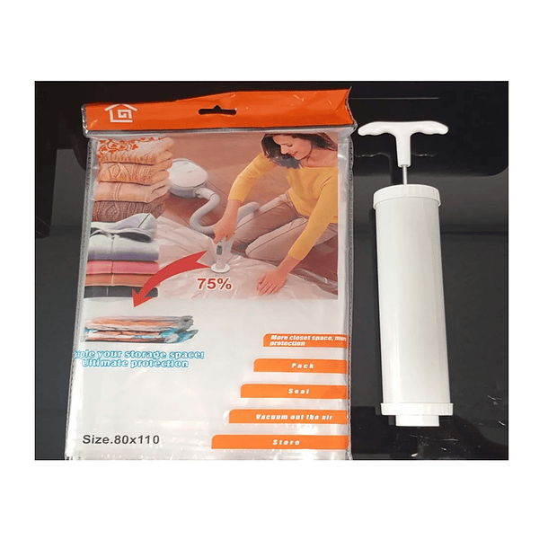 Bolsas Al Vacío Para Comprimir Ropa, Edredones 80 X 110 Cm 4
