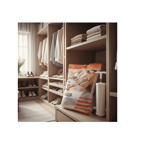 Bolsas Al Vacío Para Comprimir Ropa, Edredones 80 X 110 Cm 6