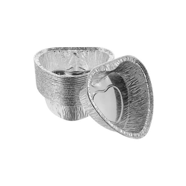 6 Molde, Bandeja De Aluminio Desechable Para Repostería Plateado 1