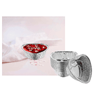 6 Molde, Bandeja De Aluminio Desechable Para Repostería Plateado 3