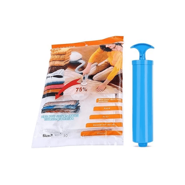Bolsas Al Vacío Para Comprimir Ropa, Edredones 80 X 110 Cm 1