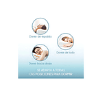 Almohada Ortopédica Cervical Terapéutica Con Memoria Espuma Expansión Automática 48x28cm 3