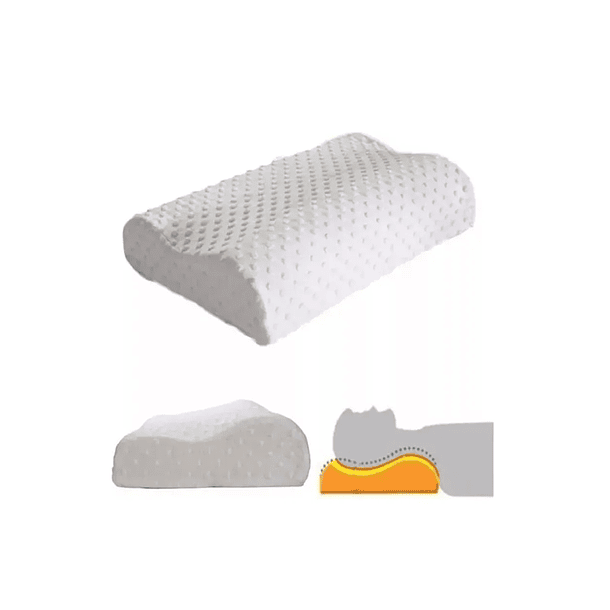 Almohada Ortopédica Cervical Terapéutica Con Memoria Espuma Expansión Automática 48x28cm 4