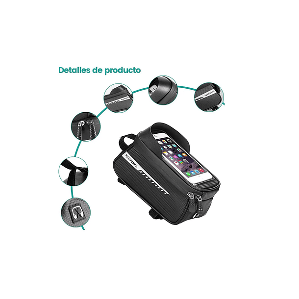 Bolso Porta Celular Para Bicicleta Impermeable 2