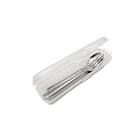 Set 2 Estuches Para Servicio Portatil - Transparente 2