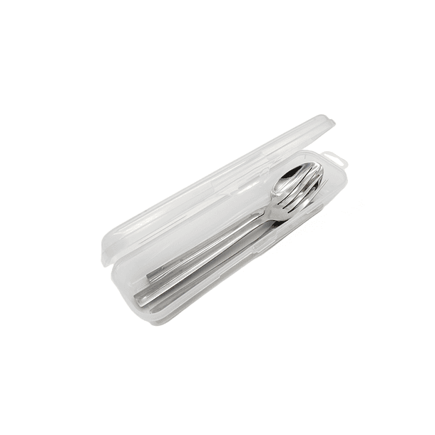 Set 2 Estuches Para Servicio Portatil - Transparente 2