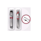 Set 2 Estuches Para Servicio Portatil - Transparente 3