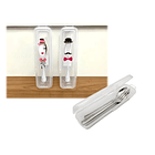 Set 2 Estuches Para Servicio Portatil - Transparente 4