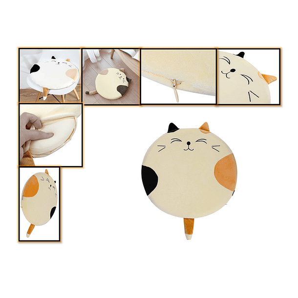 Cojín Almohada De Gatito Suave 42x42 5