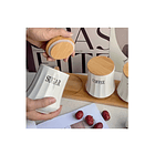 Pack3 Frasco Hermético Contenedor Cocina Azucar Te Cafe  12