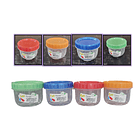 Set 4 Mini Tupper Contenedor Alimento Multiproposito Redondo 6