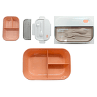 Taper 3 Compartimentos De Plástico Para Comida 1000 Ml 8