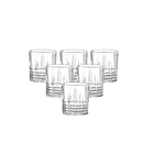 Set 6 Vasos Bajos Modelo Birmingham Trago Jugo Vidrio 1