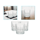 Set 6 Vasos Bajos Modelo Birmingham Trago Jugo Vidrio 3