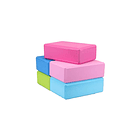Ladrillo Yoga Cubo Goma Eva Bloque Pilate Fitness Colores 1