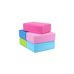 Ladrillo Yoga Cubo Goma Eva Bloque Pilate Fitness Colores
