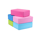 Ladrillo Yoga Cubo Goma Eva Bloque Pilate Fitness Colores 2