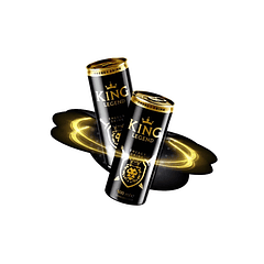 Pack 24 Bebidas Energéticas King Legend 500ml