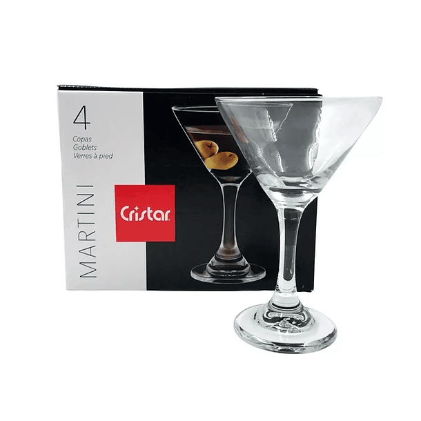 Set De 4 Copa Martinis De Alta Calidad 8