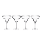 Set De 4 Copas Margaritas Alta Calidad Transparente 2
