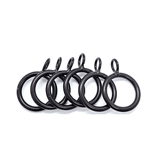 Pack 10 Argollas Para Cortinas De Metal