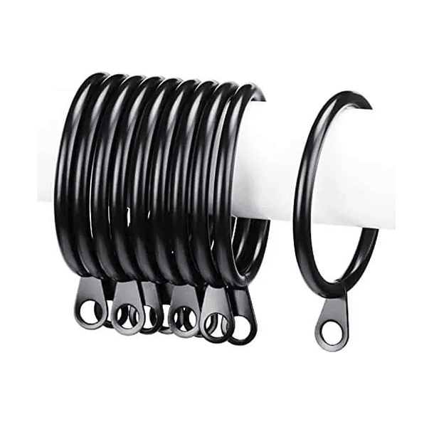 Pack 10 Argollas Para Cortinas De Metal 7