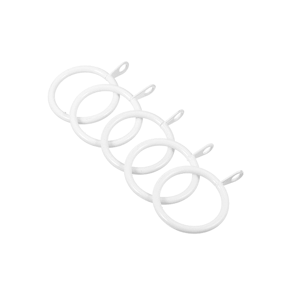 Pack 10 Argollas Para Cortinas De Metal BLANCO 1