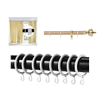 Pack 10 Argollas Para Cortinas De Metal BLANCO 5