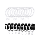 Pack 10 Argollas Para Cortinas De Metal BLANCO 6
