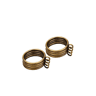 Pack 10 Argollas Para Cortinas De Metal DORADO 3