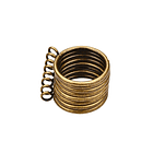 Pack 10 Argollas Para Cortinas De Metal DORADO 5