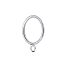 Pack 10 Argollas Para Cortinas De Metal Plateado 2