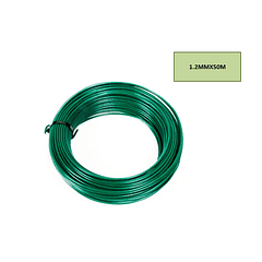 Alambre Plastificado 1.2mm-50m Verde