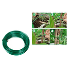 Alambre Plastificado 1.2mm-30m Verde 3