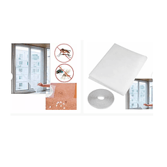 Malla Mosquitera Ventana Mosquitos Para Insectos Zancudos Blanco