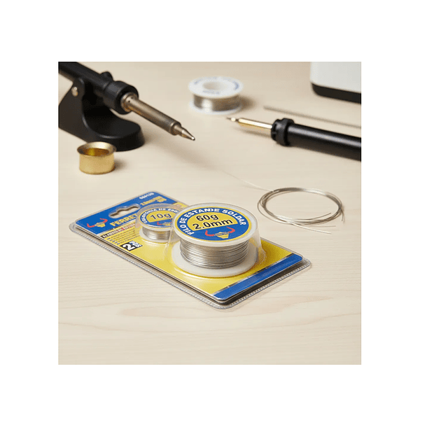 Soldadura Estaño 60g + Pasta Soldar 10gr 5