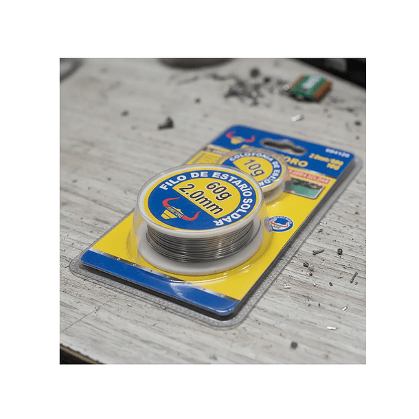 Soldadura Estaño 60g + Pasta Soldar 10gr 6