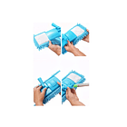 Trapeador Microfibra Plano Con Paño Lavable Hogar Colores 3