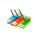 Trapeador Microfibra Plano Con Paño Lavable Hogar Colores 5