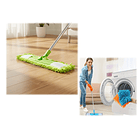 Trapeador Microfibra Plano Con Paño Lavable Hogar Colores 7