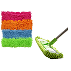 Trapeador Microfibra Plano Con Paño Lavable Hogar Colores 8