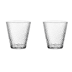 Jarra De Vidrio Transparente + 2vasos Bebidas Frias Vidrio 4
