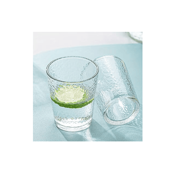 Jarra De Vidrio Transparente + 2vasos Bebidas Frias Vidrio 7