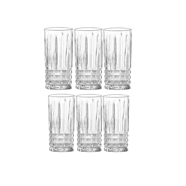 Set 6 Vasos De Vidrio Para Bebidas De Alta 360 Cc 3