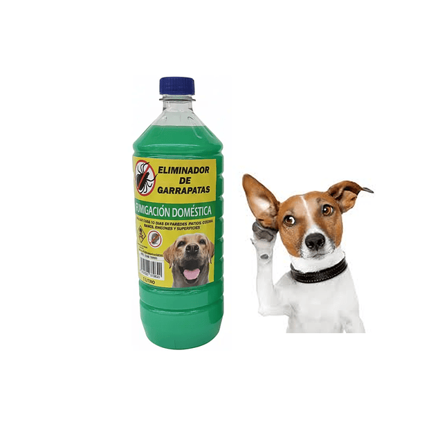 Eliminador De Pulgas Piojos Y Garrapatas 1lts 3