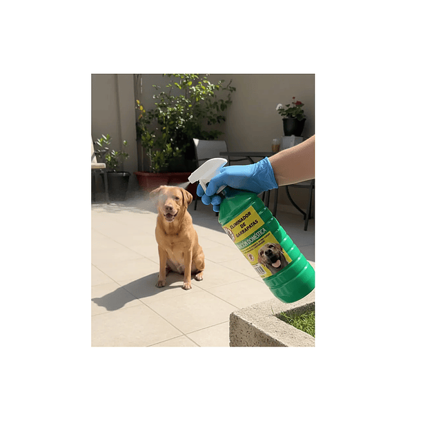 Eliminador De Pulgas Piojos Y Garrapatas 1lts 4