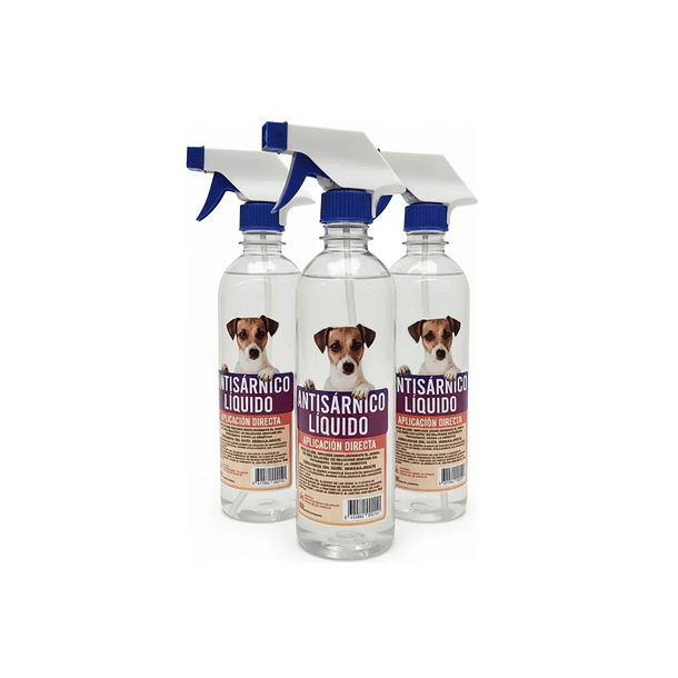 Antisárnico Líquido Para Mascotas Aplicación Directa 2