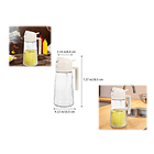 Botella Rociador De Aceite Dispensador Vinagre 2en1 Transparente 2