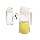 Botella Rociador De Aceite Dispensador Vinagre 2en1 Transparente 3